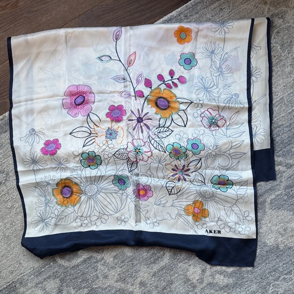 Aker Floral Women's Scarf - Multicolor - Picture 1 of 1